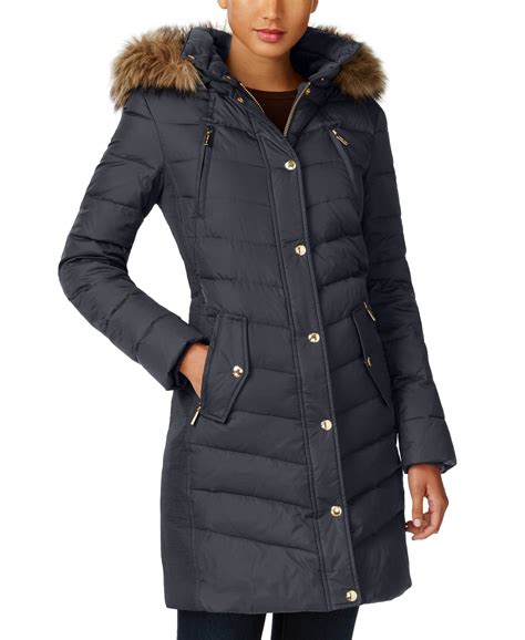 michael kors jacket gunmetal|michael kors jackets women's outlet.